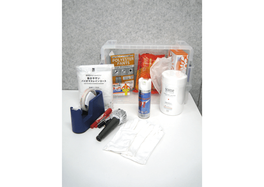 選挙カー車内常備キット